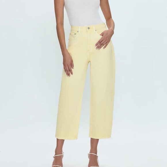 Pistola Eli High Rise Arched Leg - Soft Buttercup - Picture 1 of 5